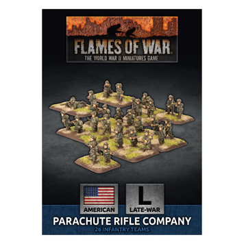 Flames of War FoW: American Parachute Rifle Company (Plastic)