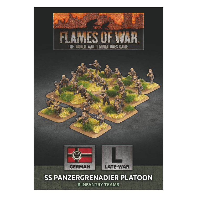 Flames of War FoW: German: SS Panzergrenadier Platoon