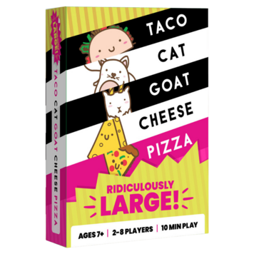 Dolphin Hat Games Taco Cat Goat Cheese Pizza: Ridiculously Large