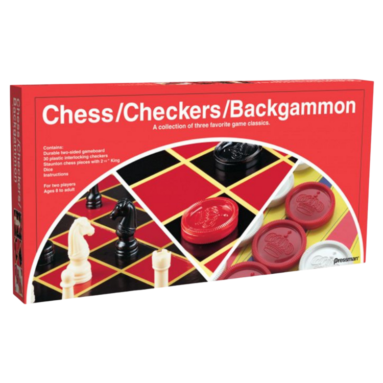 Checkers/Chess/Backgammon-Folding Board