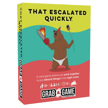 Exploding Kittens LLC Grab & Game: That Escalated Quickly