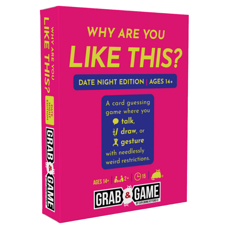 Exploding Kittens LLC Grab & Game: Why Are You Like This? (Date Night Edition)