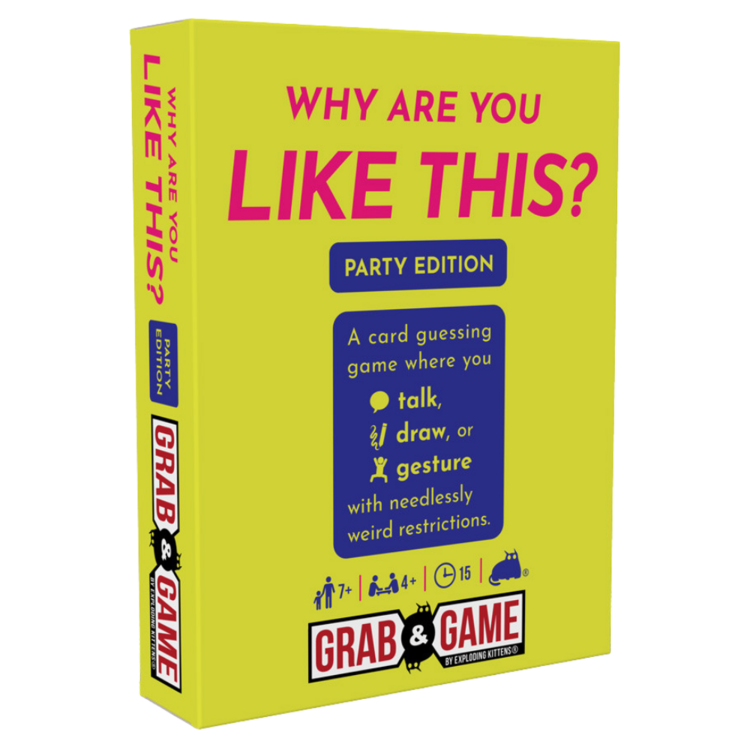 Exploding Kittens LLC Grab & Game: Why Are You Like This? (Party Edition)