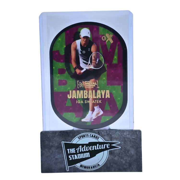 The Adventure Stadium 2023 UD Metal Universe Champions Iga Swiatek Jambalaya