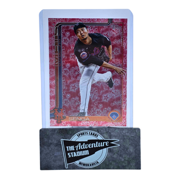 The Adventure Stadium 2025 Topps Series 2 Kodai Senga Red Fireworks 4/5