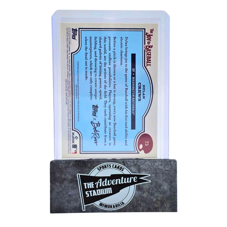 The Adventure Stadium 2025 Topps x Bob Ross Dylan Crews 56/99