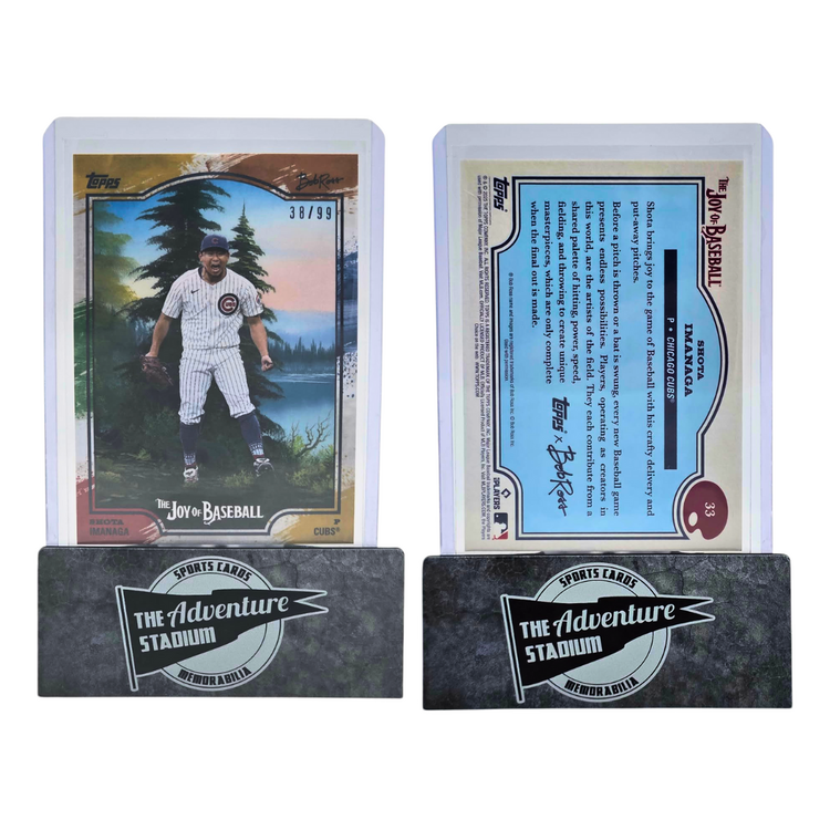 The Adventure Stadium 2025 Topps x Bob Ross Shota Imanaga 38/99