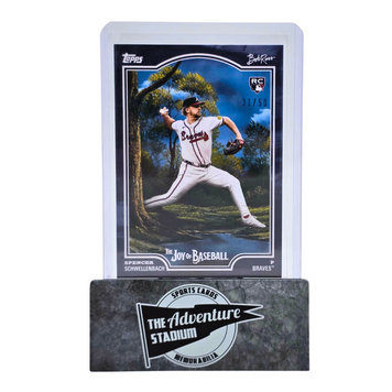 The Adventure Stadium 2025 Topps x Bob Ross Spencer Schwellenbach 31/50
