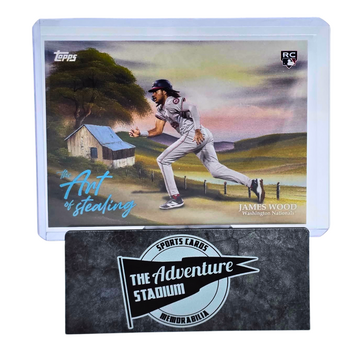 The Adventure Stadium 2025 Topps x Bob Ross James Wood The Art of Stealing