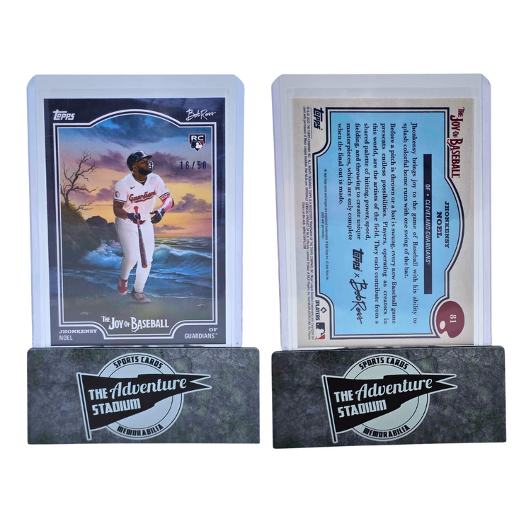 The Adventure Stadium 2025 Topps x Bob Ross Jhonkensy Noel 16/50