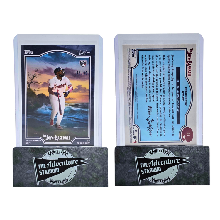 The Adventure Stadium 2025 Topps x Bob Ross Jhonkensy Noel 06/50
