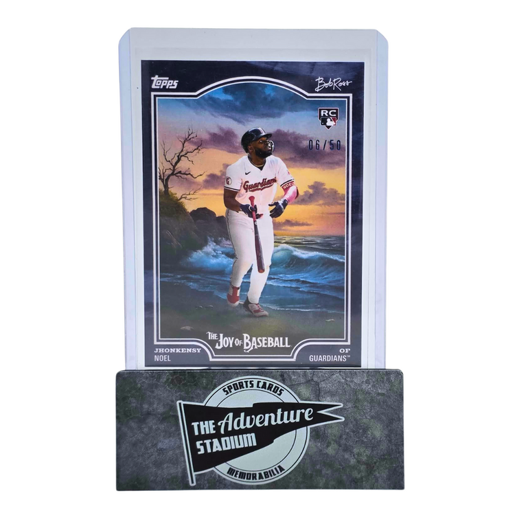 The Adventure Stadium 2025 Topps x Bob Ross Jhonkensy Noel 06/50