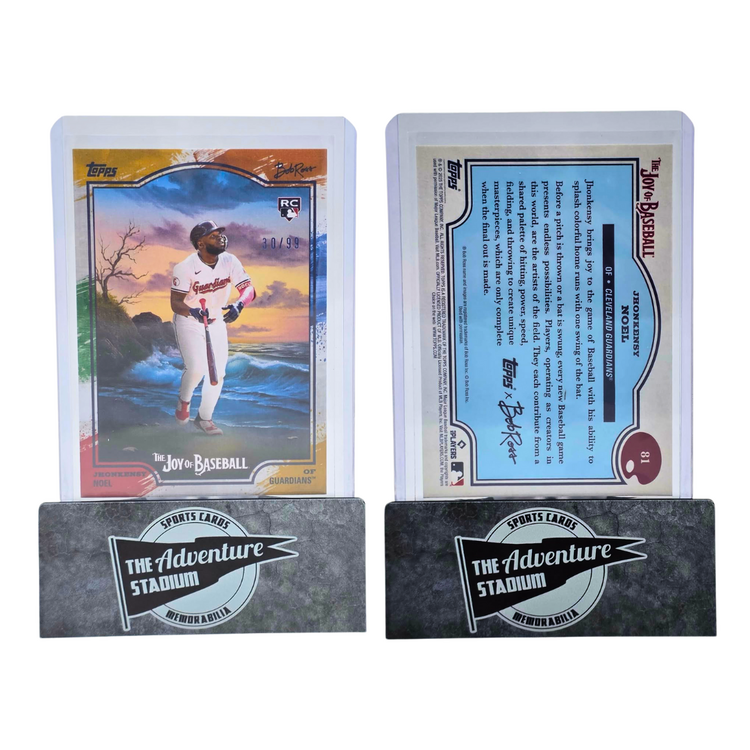 The Adventure Stadium 2025 Topps x Bob Ross Jhonkensy Noel 30/99