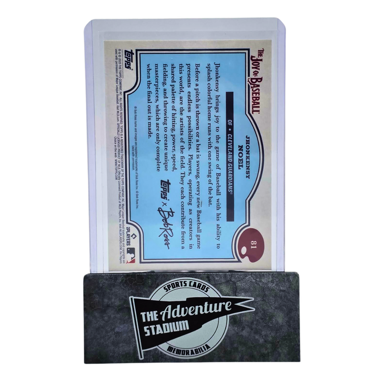The Adventure Stadium 2025 Topps x Bob Ross Jhonkensy Noel 30/99