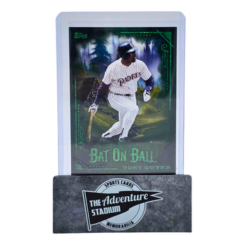 The Adventure Stadium 2025 Topps x Bob Ross Tony Gwynn Bat On Ball 35/75
