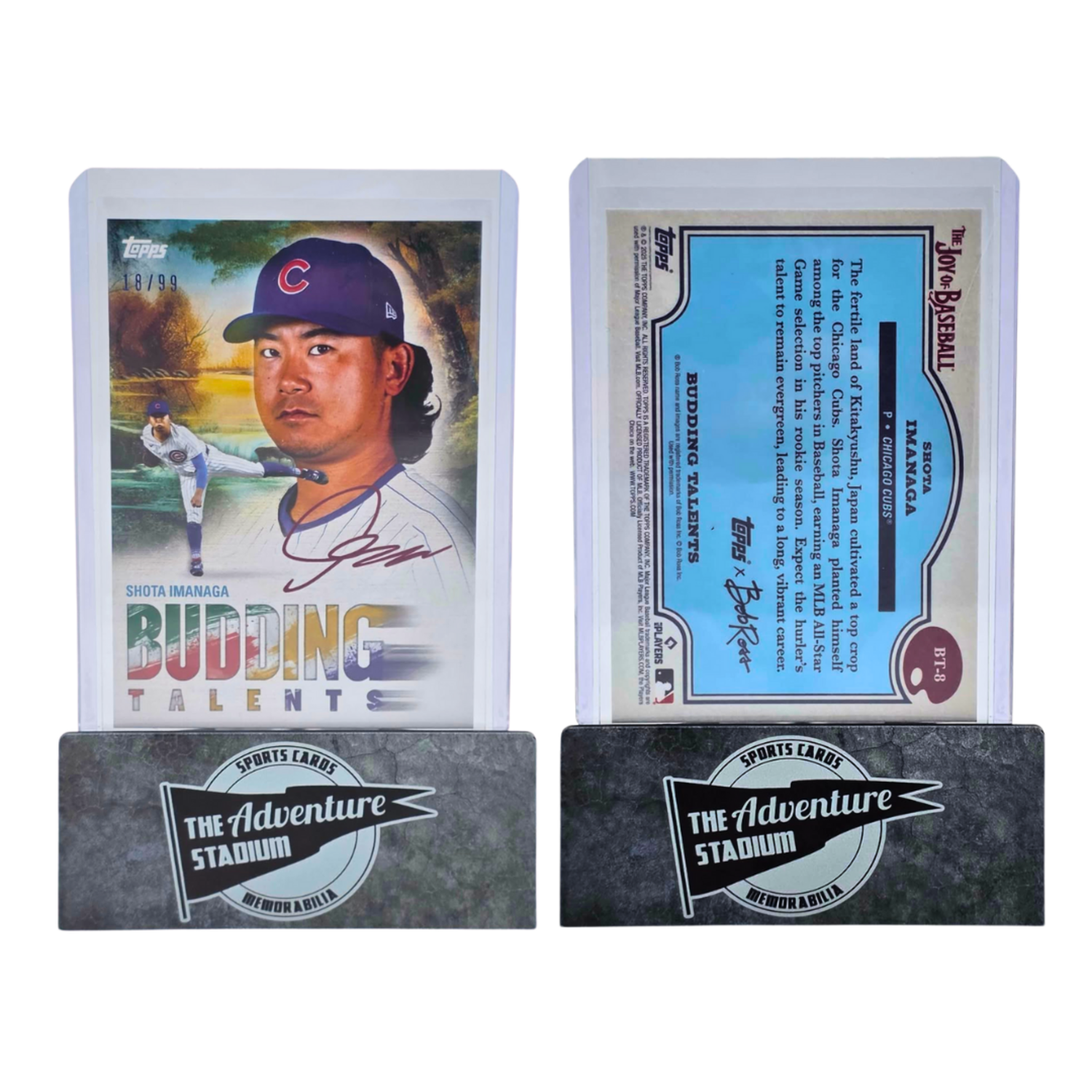The Adventure Begins | 2025 Topps x Bob Ross S. Imanaga Talents