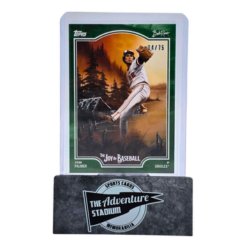 The Adventure Stadium 2025 Topps x Bob Ross Jim Palmer 04/75
