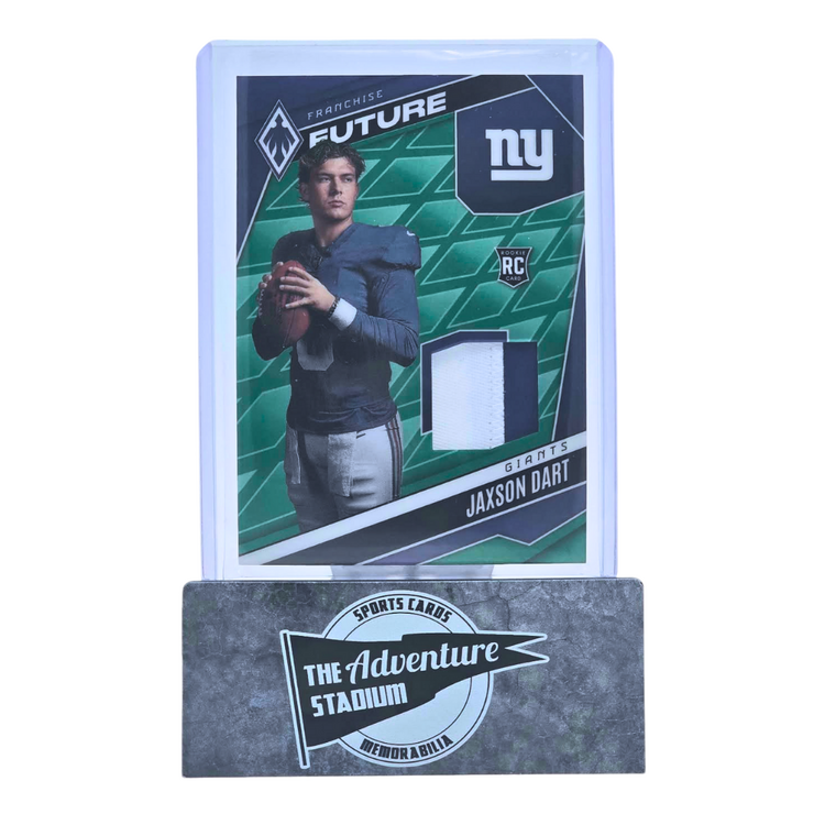 The Adventure Stadium 2025 Panini Phoenix Jaxson Dart Patch 39/99