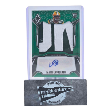 The Adventure Stadium 2025 Panini Phoenix Matthew Golden Patch Autograph 09/25