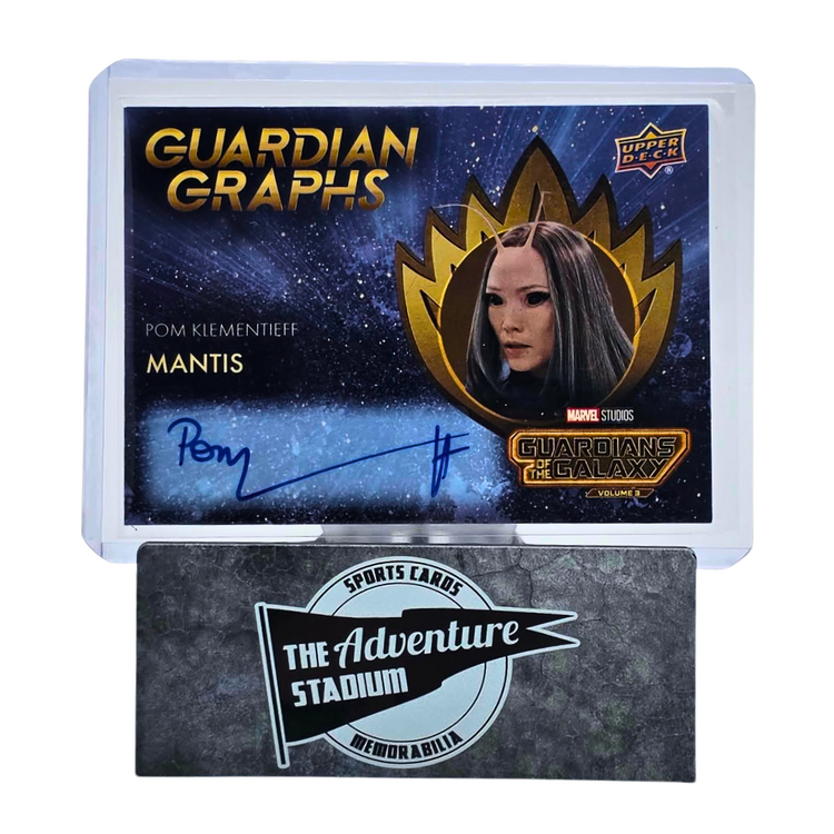 9781950789948 2024 Upper Deck Guardians of the Galaxy Volume 3 Pom Klementieff Mantis Autograph