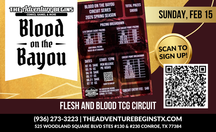 Legend Story Studios LLC TAB Flesh & Blood TCG Blood on the Bayou Circuit 1