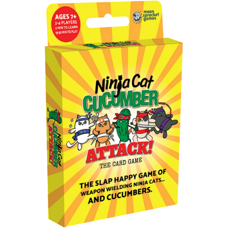 Asmodee USA Ninja Cat Cucumber Attack!