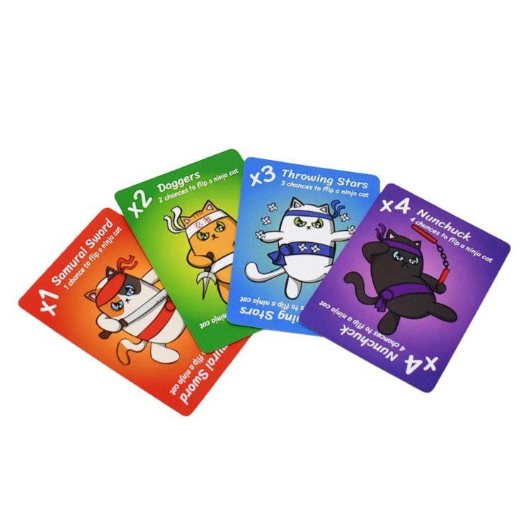 Asmodee USA Ninja Cat Cucumber Attack!