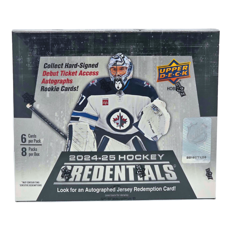 Upper Deck 2024-25 Upper Deck Credentials Hockey Hobby Box
