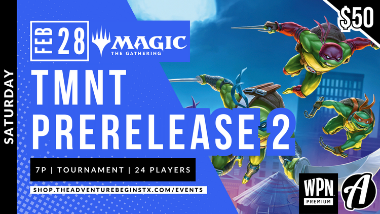 Wizards of the Coast MTG Teenage Mutant Ninja Turtles Prerelease 2
