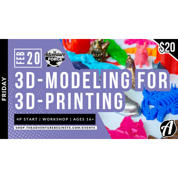 The Adventure Forge 3D-Modeling for 3D-Printing