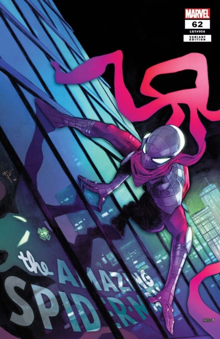 Marvel Comics AMAZING SPIDER-MAN #62 (1:25) FRANCESCO MOBILI - 1st Cyperion, Callix, Cyra & Cyrios (2024)