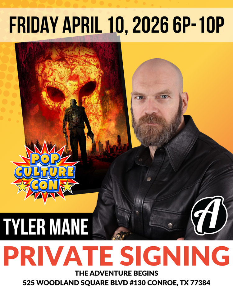 Tyler Mane Private Signing "The Last Spartan: Red Tape" HC - Not Signed