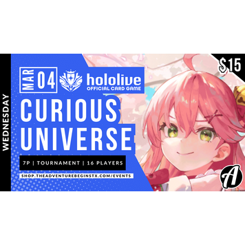 Bushiroad Inc. Hololive CG Curious Universe Entry Cup