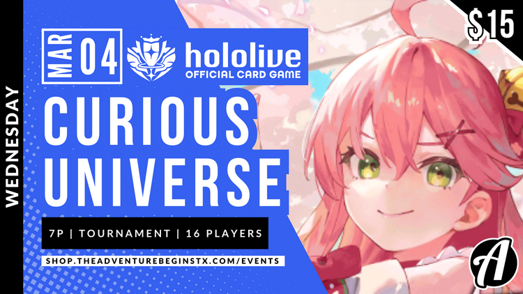 Bushiroad Inc. TAB Hololive CG Curious Universe Entry Cup
