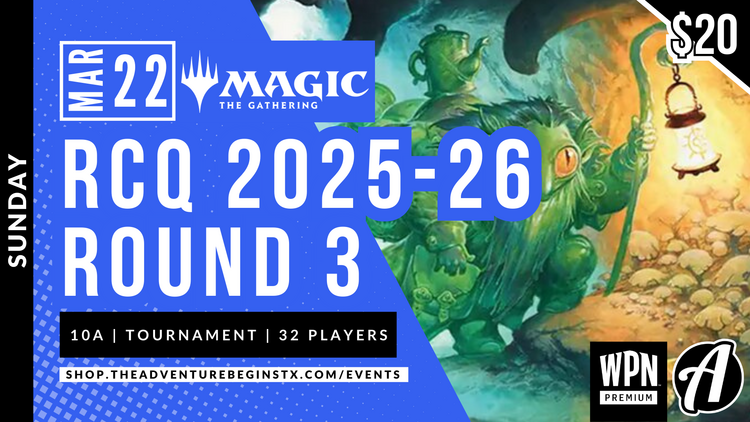 Wizards of the Coast TAB MTG RCQ 2025-26 Round