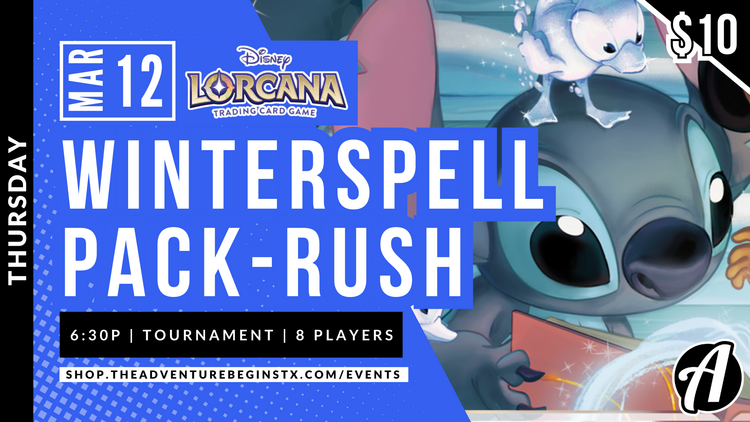 Ravensburger TAB Lorcana TCG Winterspell Pack-Rush