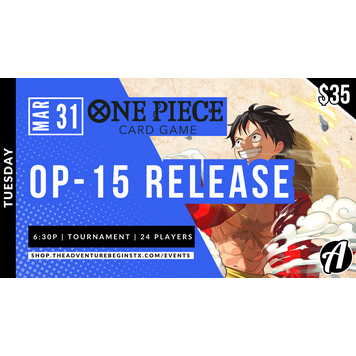 Bandai One Piece TCG OP-15 Release Event