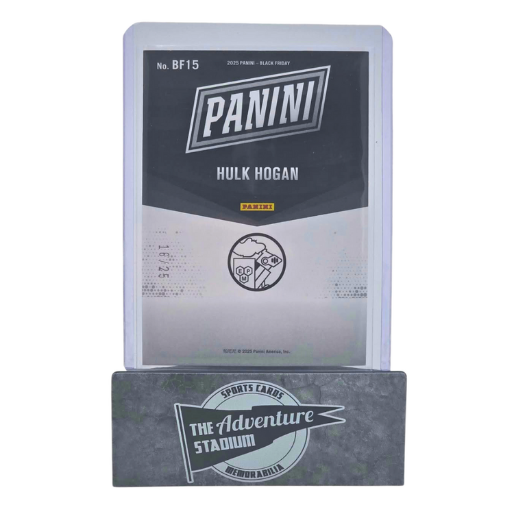The Adventure Stadium 2025 Panini Black Friday Hulk Hogan Green 16/25