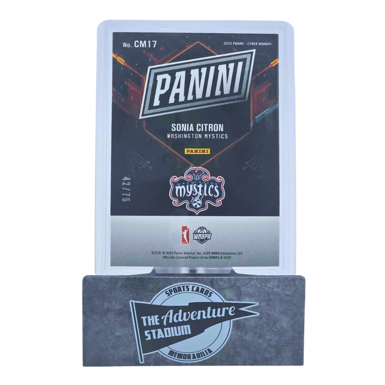 The Adventure Stadium 2025 Panini Black Friday Sonia Citron Red 42/75