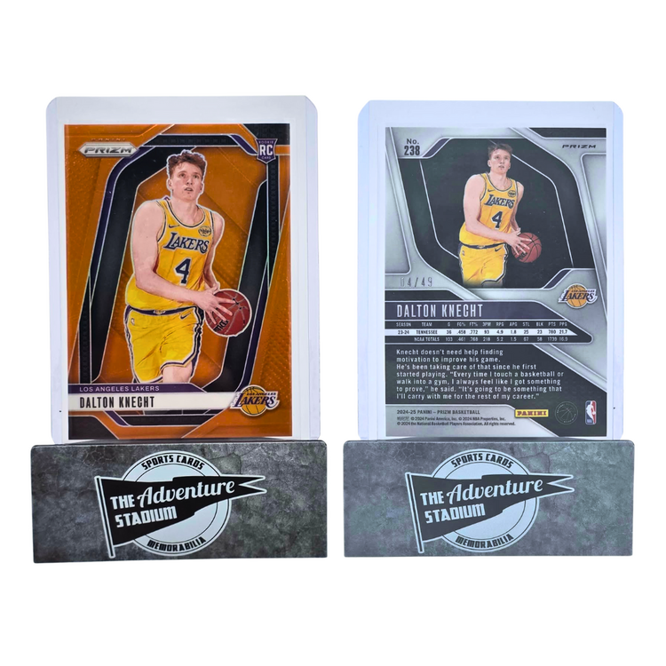 The Adventure Stadium 2024-25 Panini Prizm Dalton Knecht 04/49