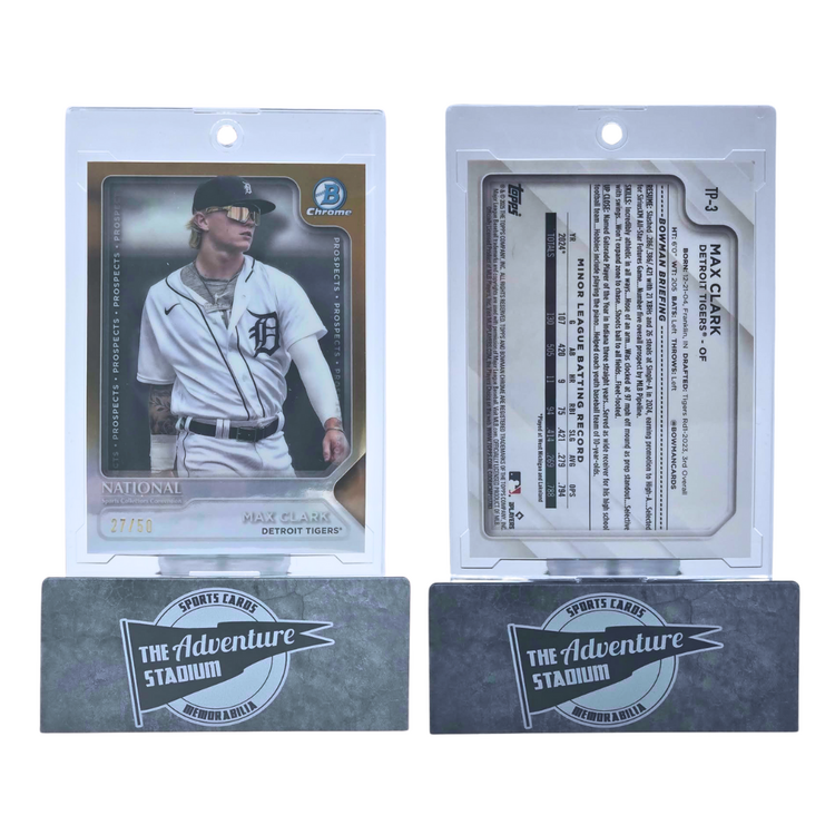 The Adventure Stadium 2025 Topps Bowman Chrome National Max Clark 27/50