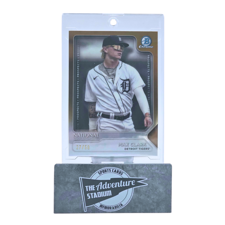 The Adventure Stadium 2025 Topps Bowman Chrome National Max Clark 27/50