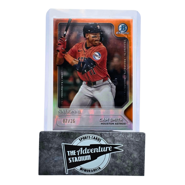 The Adventure Stadium 2025 Topps Bowman Chrome National Cam Smith 07/25