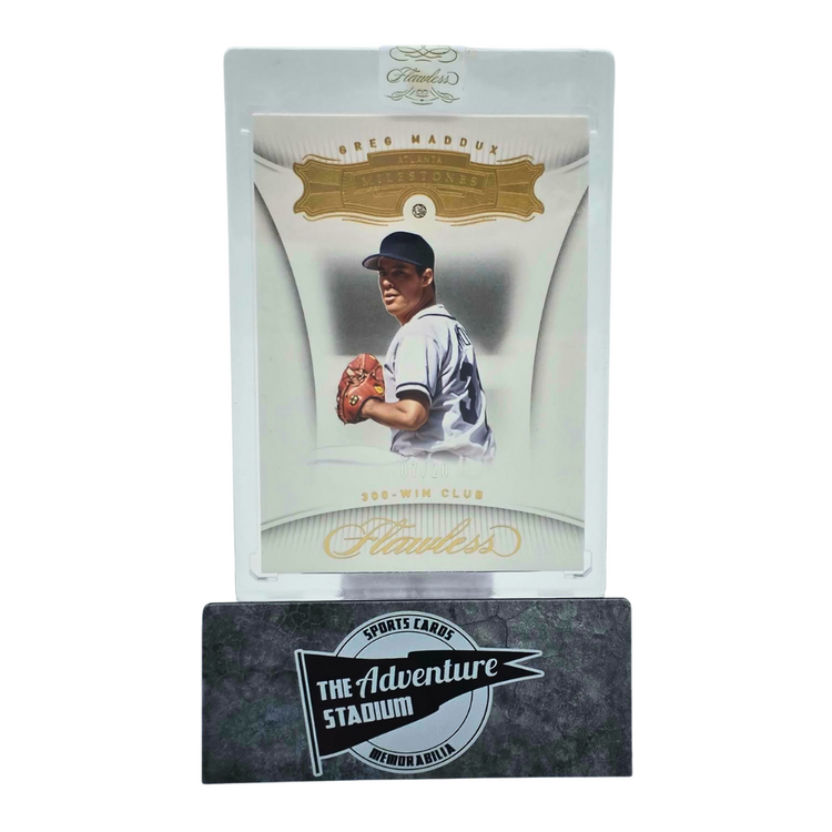 The Adventure Stadium 2018 Panini Flawless Greg Maddux 07/20