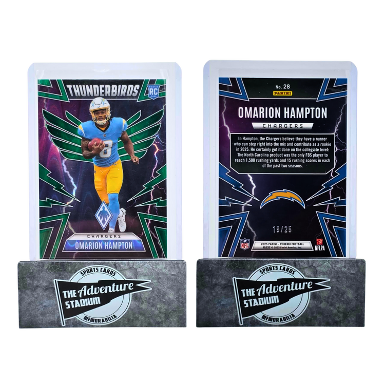 The Adventure Stadium 2025 Panini Phoenix Omarion Hampton Thunderbirds 19/25