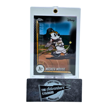 The Adventure Stadium 2025 Topps Chrome Mickey Mouse Oakland 10/10