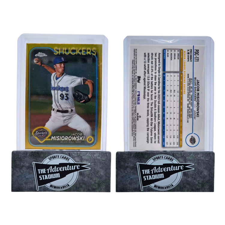 The Adventure Stadium 2024 Topps Pro Debut Jacob Misiorowski 19/50