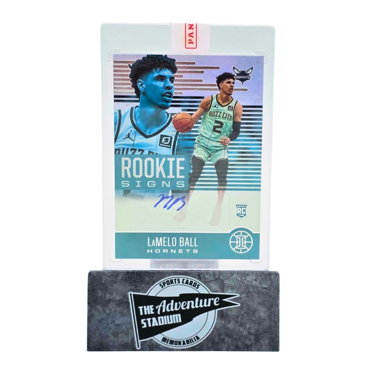 The Adventure Stadium 2020-21 Panini Illusions Lamelo Ball Autograph