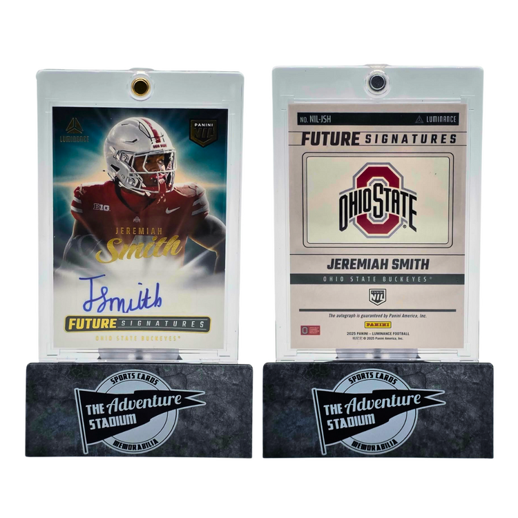 The Adventure Stadium 2025 Panini Luminance Jeremiah Smith Autograph
