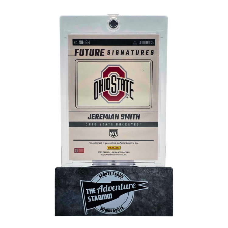 The Adventure Stadium 2025 Panini Luminance Jeremiah Smith Autograph